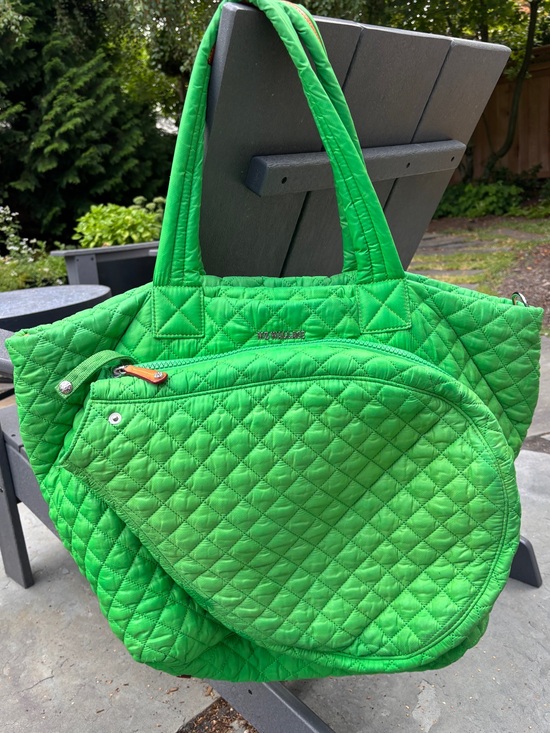 MZ Wallace Handbags - MZ Wallace Tennis Green Large Metro Tote